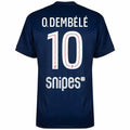 PSG Dembélé Home Kit 2025/26 (Ligue 1) – retro football jersey front view