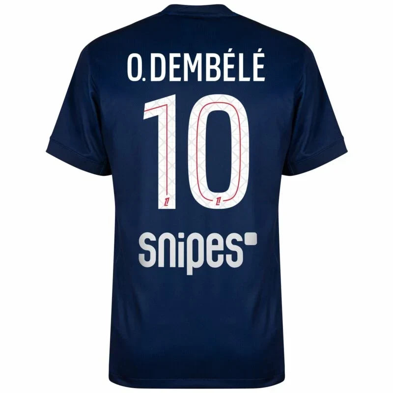 PSG Dembélé Home Kit 2025/26 (Ligue 1) – retro football jersey front view