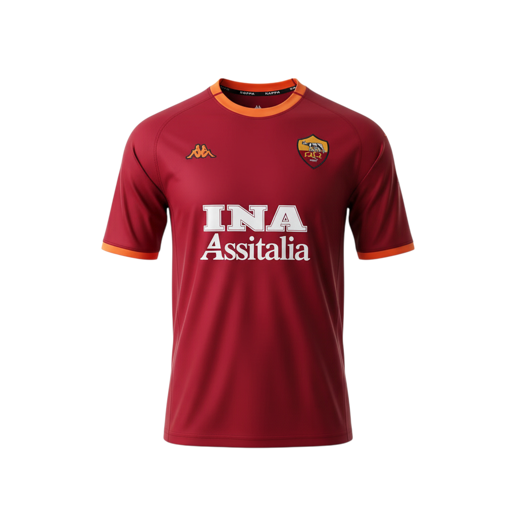 Roma 2000/01 Home Jersey Retro