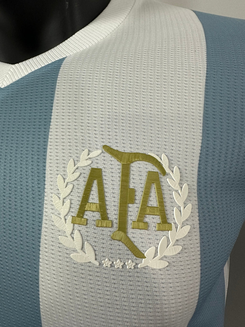 Argentina 50th Anniversary Jersey – retro football jersey side view
