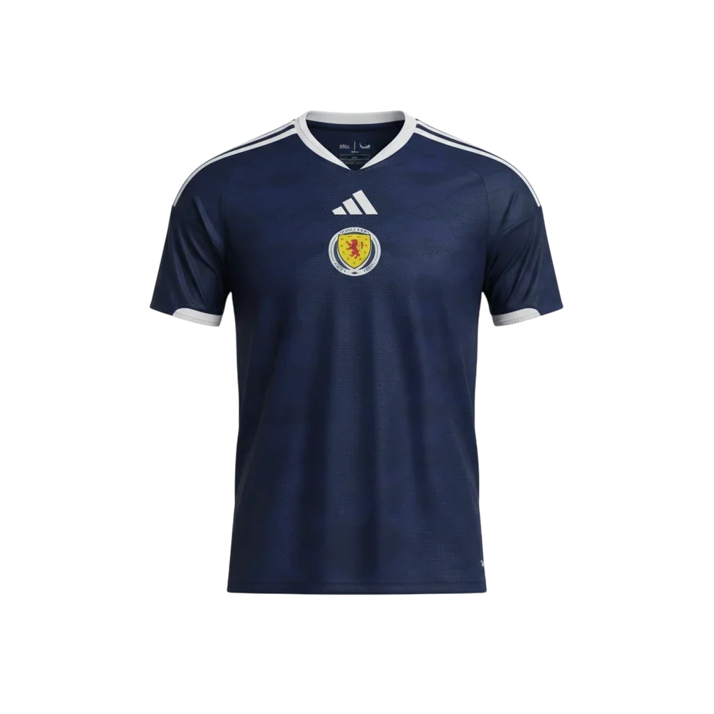 Scotland National Team Home Jersey 2025/26 – navy retro football jersey front view