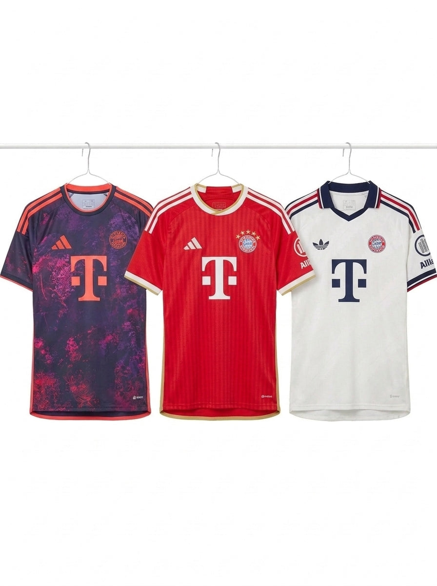 Bayern Munich 2026/27 Complete Kit – Home, Away & Third Jersey Set