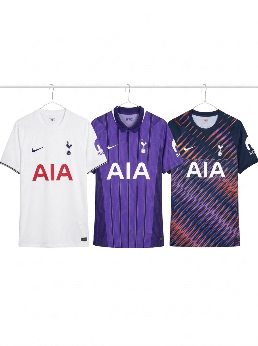 Tottenham 2026/27 Complete Kit – Home, Away & Third Jersey Set