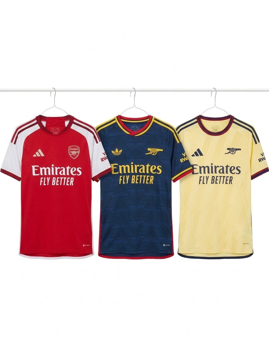 Arsenal 2026/27 Kit Completo – Local, Visitante y Tercera