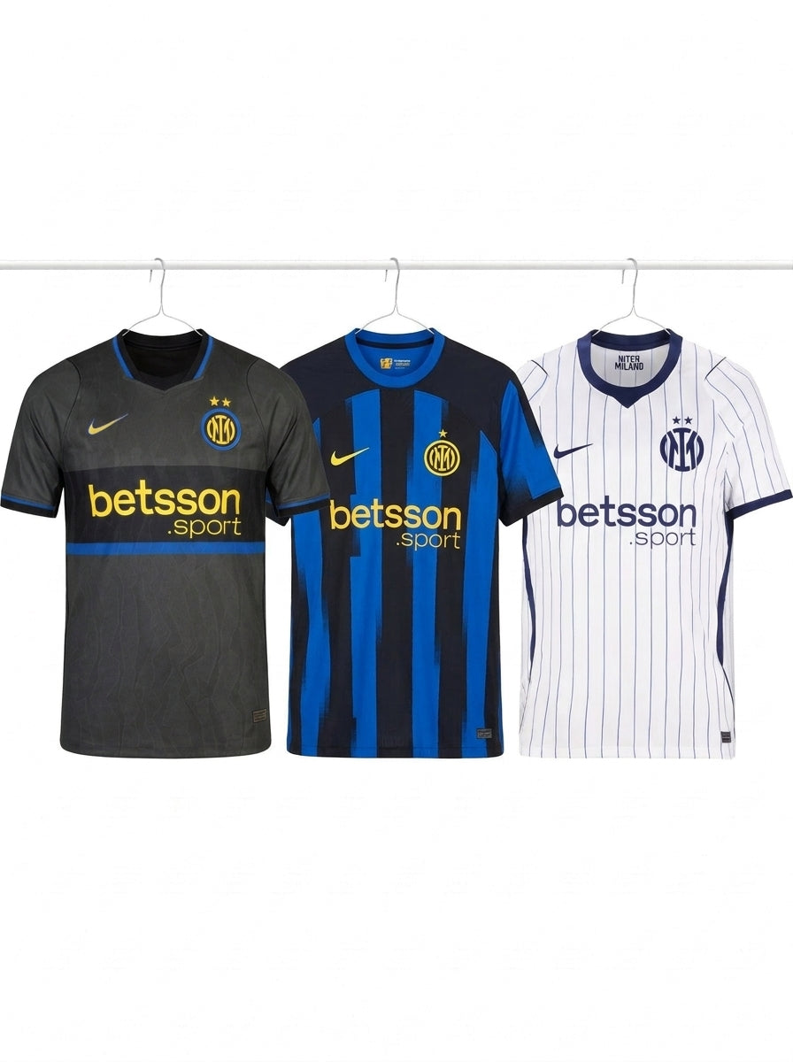 Inter Milan 2026/27 Complete Kit – Home, Away & Third Jersey Set