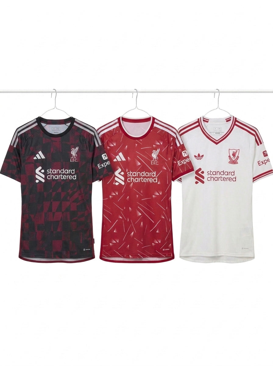 Liverpool 2026/27 Complete Kit – Home, Away & Third Jersey Set