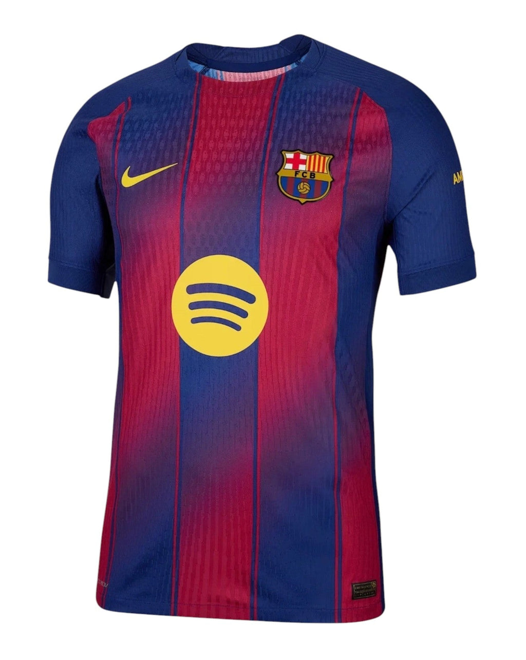 FC Barcelona Home Jersey - 2025/2026 Season – striped retro football jersey front view