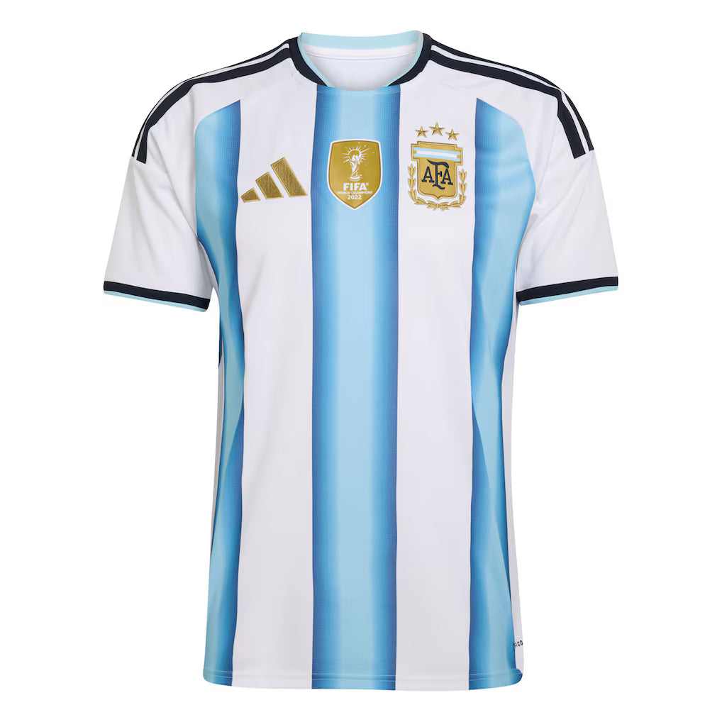 Argentina Home Kit - World Cup 2026 – striped retro football jersey front view