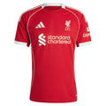Liverpool Home Jersey - 2025/2026 Season – red retro football jersey front view