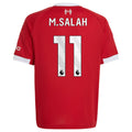 Liverpool Mohamed Salah Home Jersey 2025/26 – red retro football jersey front view