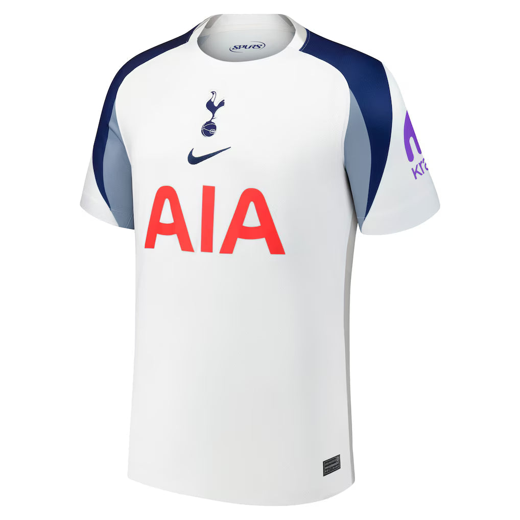 Tottenham Hotspur Home Jersey - 2025/2026 Season – white retro football jersey front view