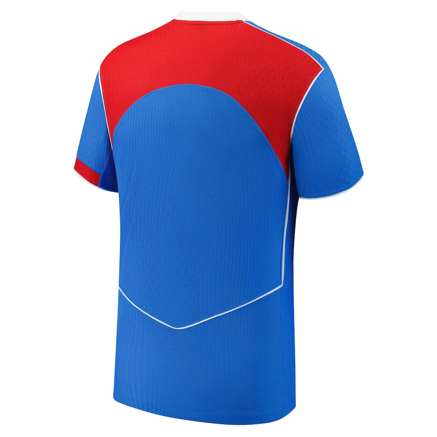 Atlético Madrid Away Jersey - 2025/26 Season – blue retro football jersey back view