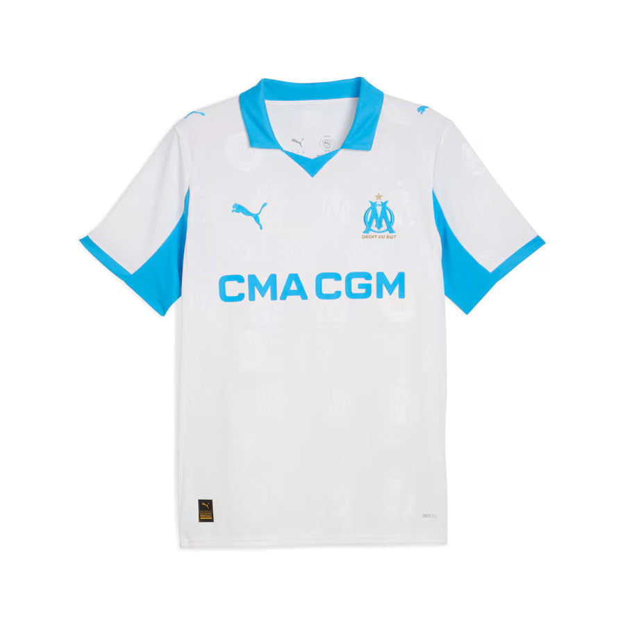 Olympique de Marseille Home Jersey - 2025/2026 Season – retro football jersey front view