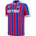 Crystal Palace Home Jersey 2025/26 – striped retro football jersey front view