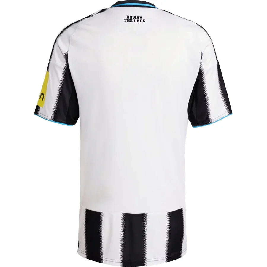 Newcastle United Home Jersey 2025/26 – striped retro football jersey back view