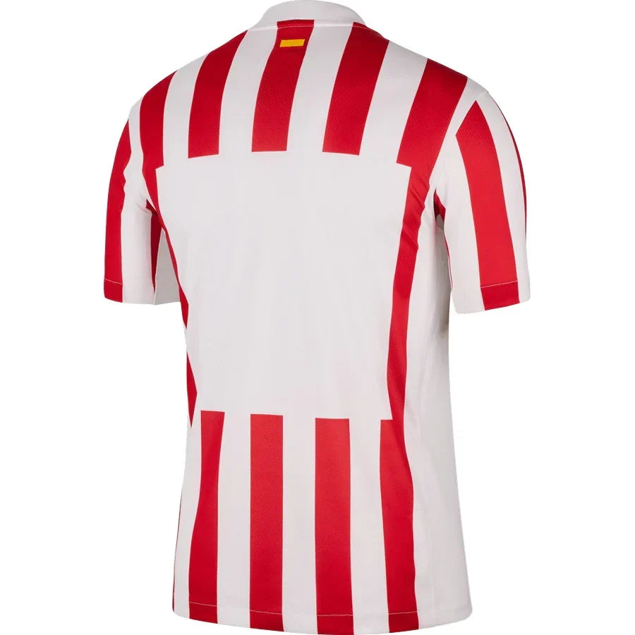 Atlético Madrid Home Jersey 2025/26 – striped retro football jersey back view
