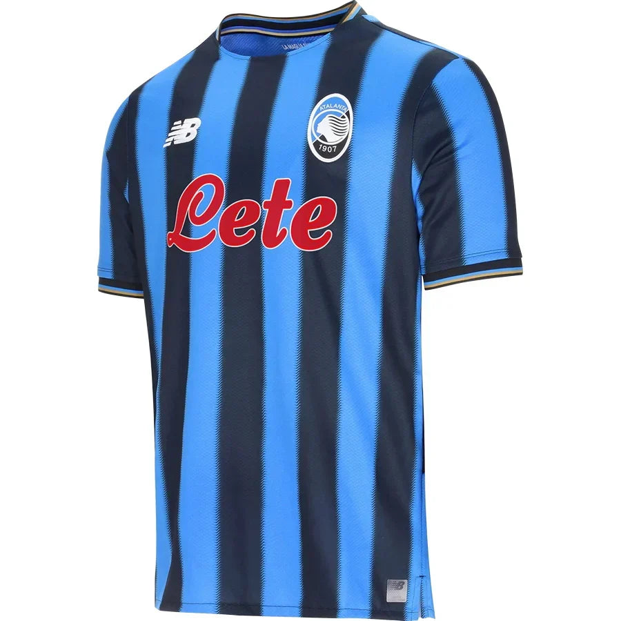 Atalanta Home Jersey 2025/26 – striped retro football jersey front view