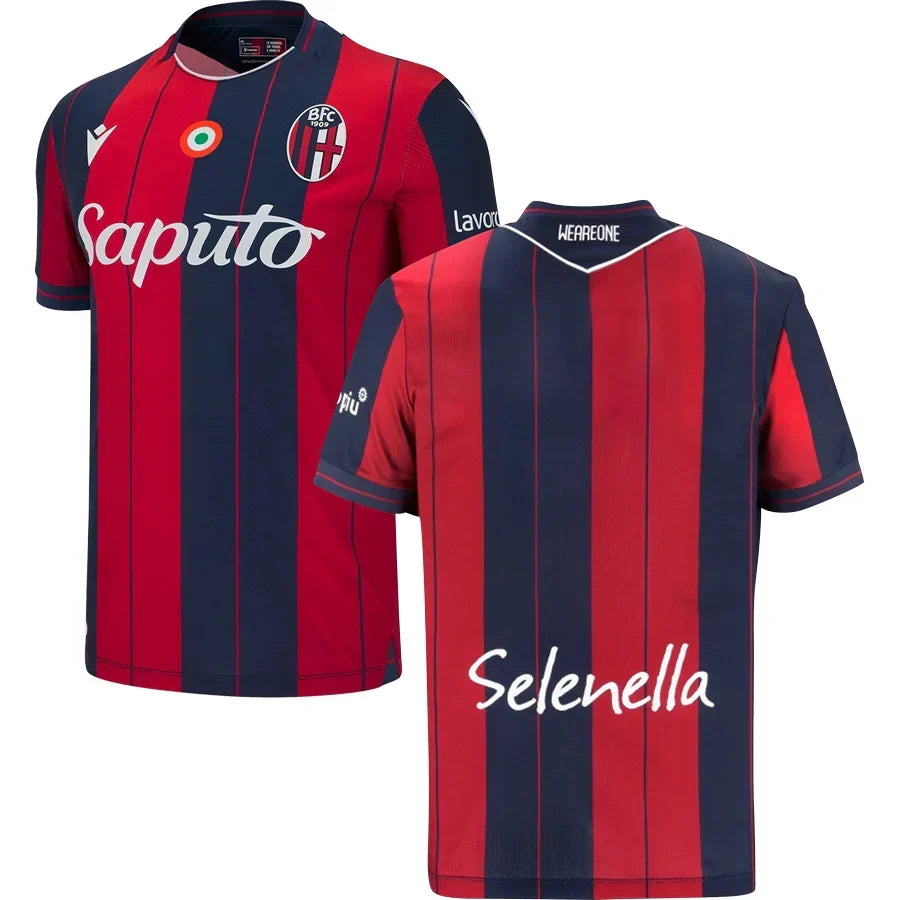 Bologna Home Jersey 2025/26 – retro football jersey detail view