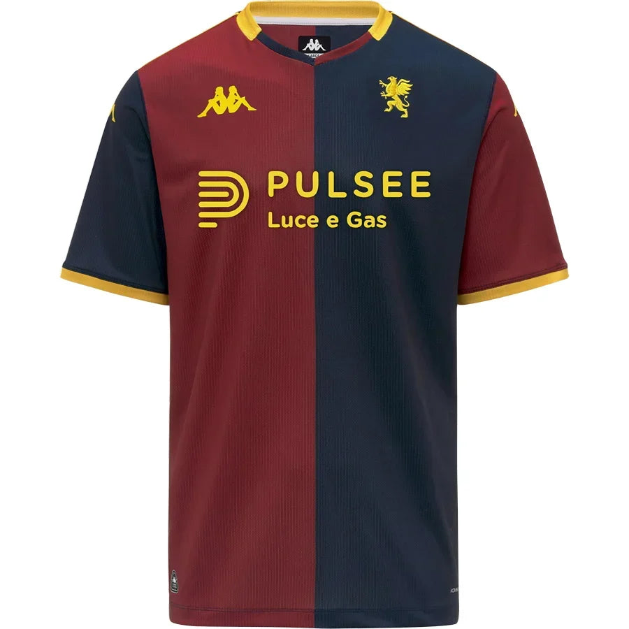 Genoa Home Jersey 2025/26 – striped retro football jersey front view