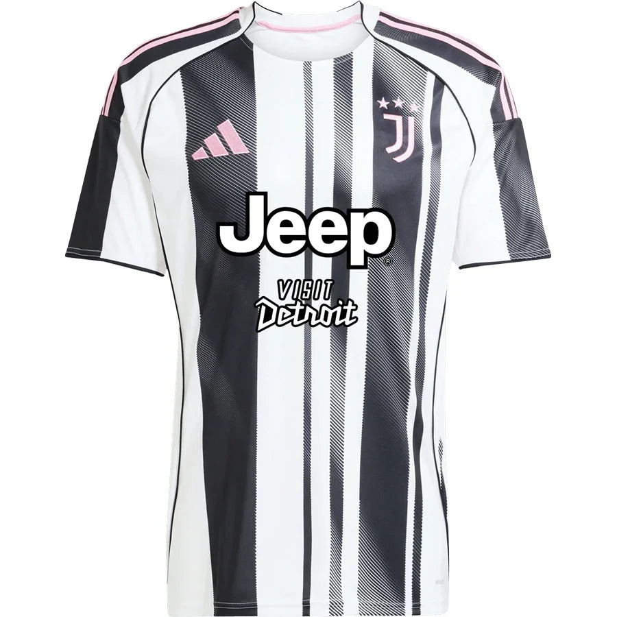 Juventus Home Jersey 2025/26 – retro football jersey front view