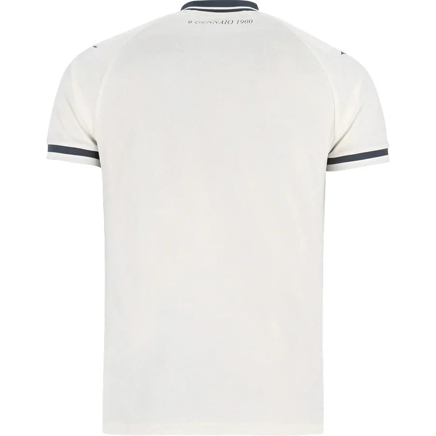 Lazio Away Jersey 2025/26 – white retro football jersey back view