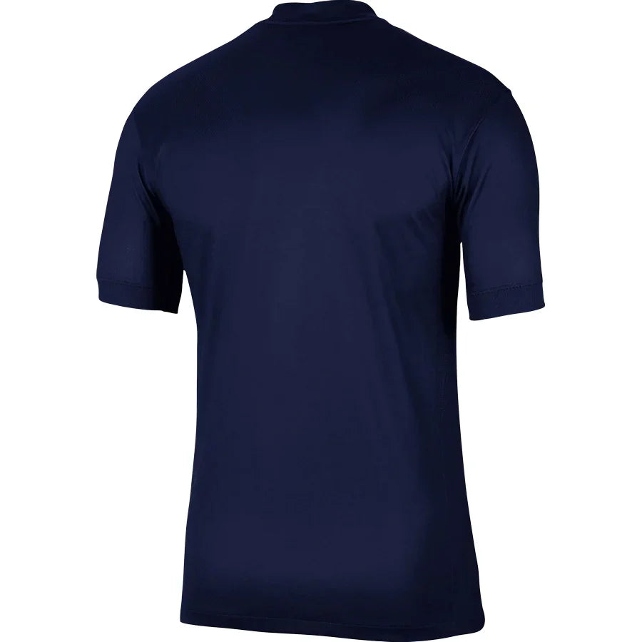 PSG Home Jersey 2025/26 – geometric and navy retro football jersey back view