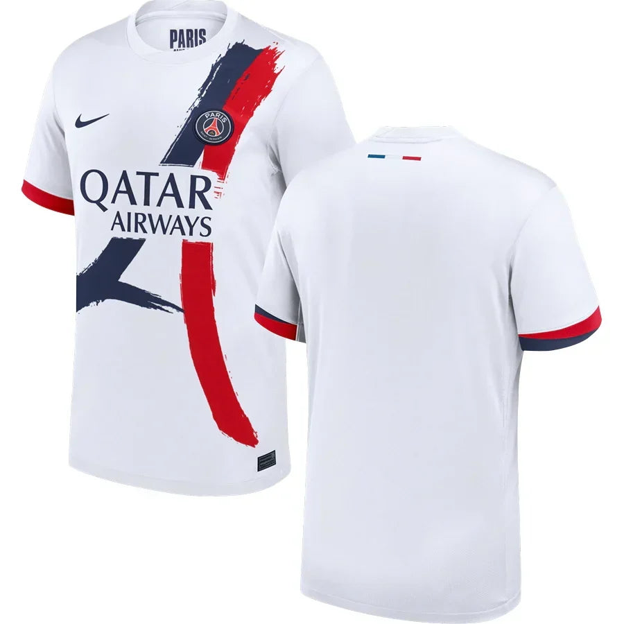 PSG Away Jersey 2025/26 – retro football jersey detail view