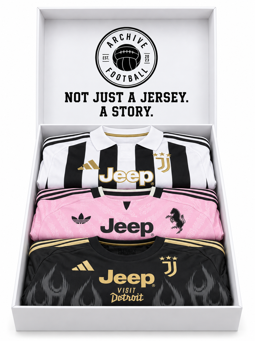 Juventus 2026/27 Complete Kit – Home, Away & Third Jersey Set