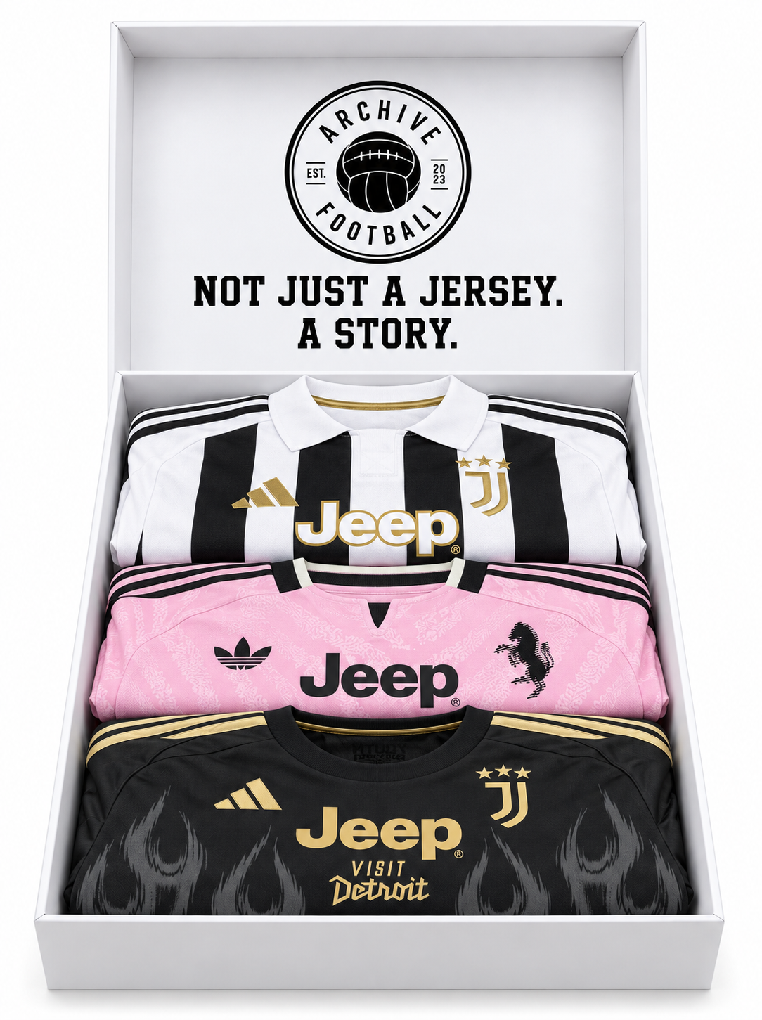 Juventus 2026/27 Complete Kit – Home, Away & Third Jersey Set