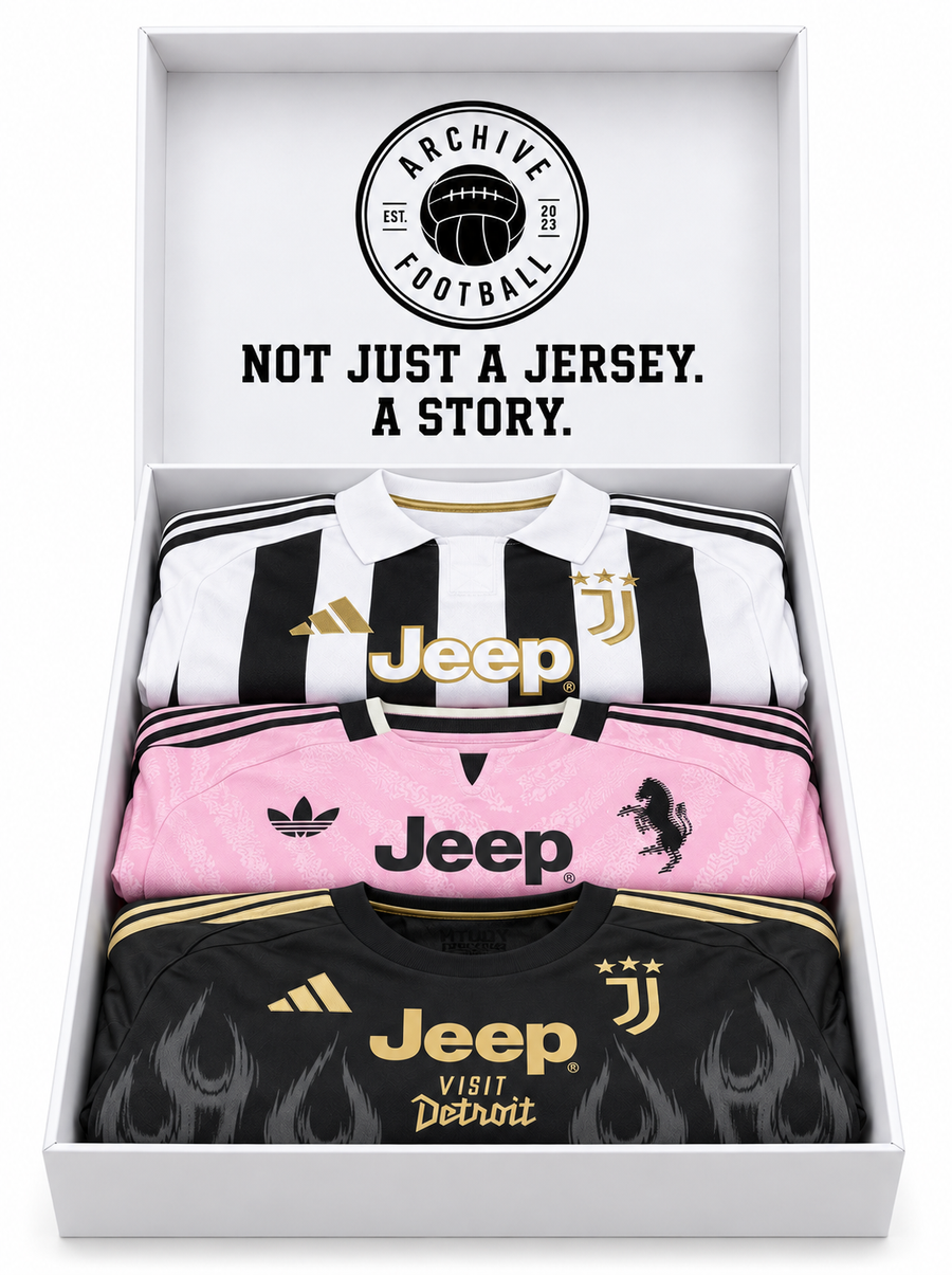 Juventus 2026/27 Kit Completo – Local, Visitante y Tercera