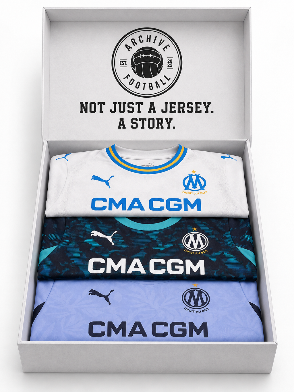 Marseille 2026/27 Complete Kit – Home, Away & Third Jersey Set