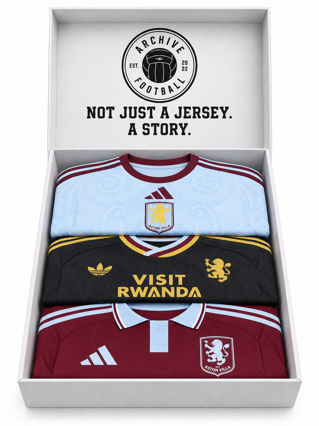 Aston Villa 2026/27 Complete Kit – Home, Away & Third Jersey Set