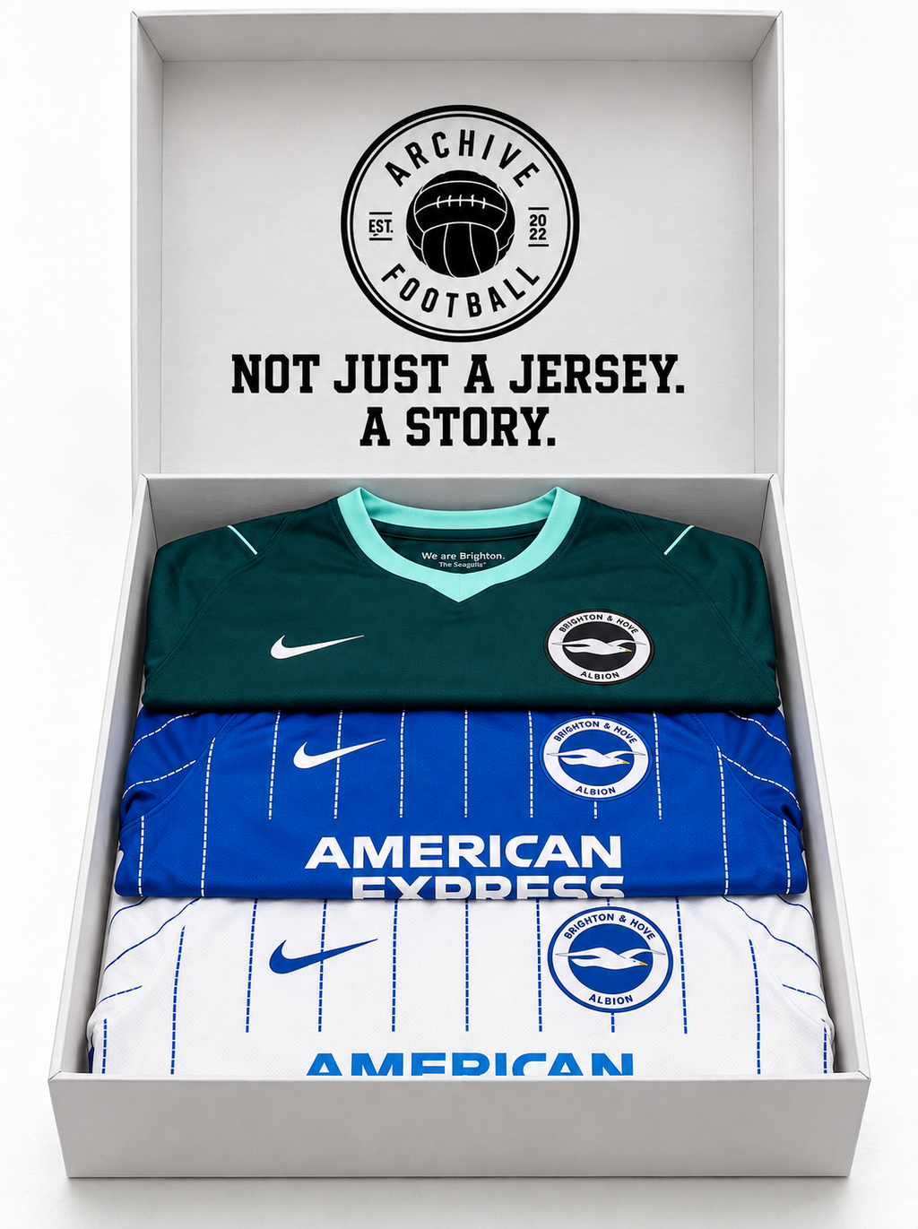 Brighton 2026/27 Complete Kit – Home, Away & Third Jersey Set