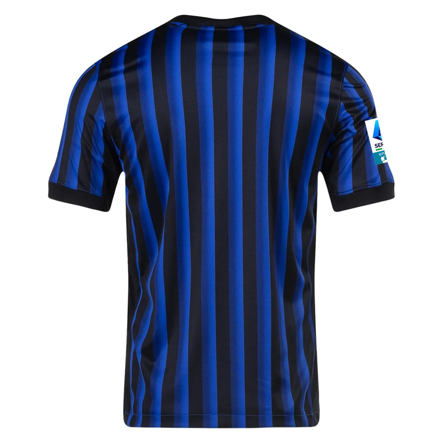 Inter Milan Home Kit 2025/26 (Serie A) – striped retro football jersey back view