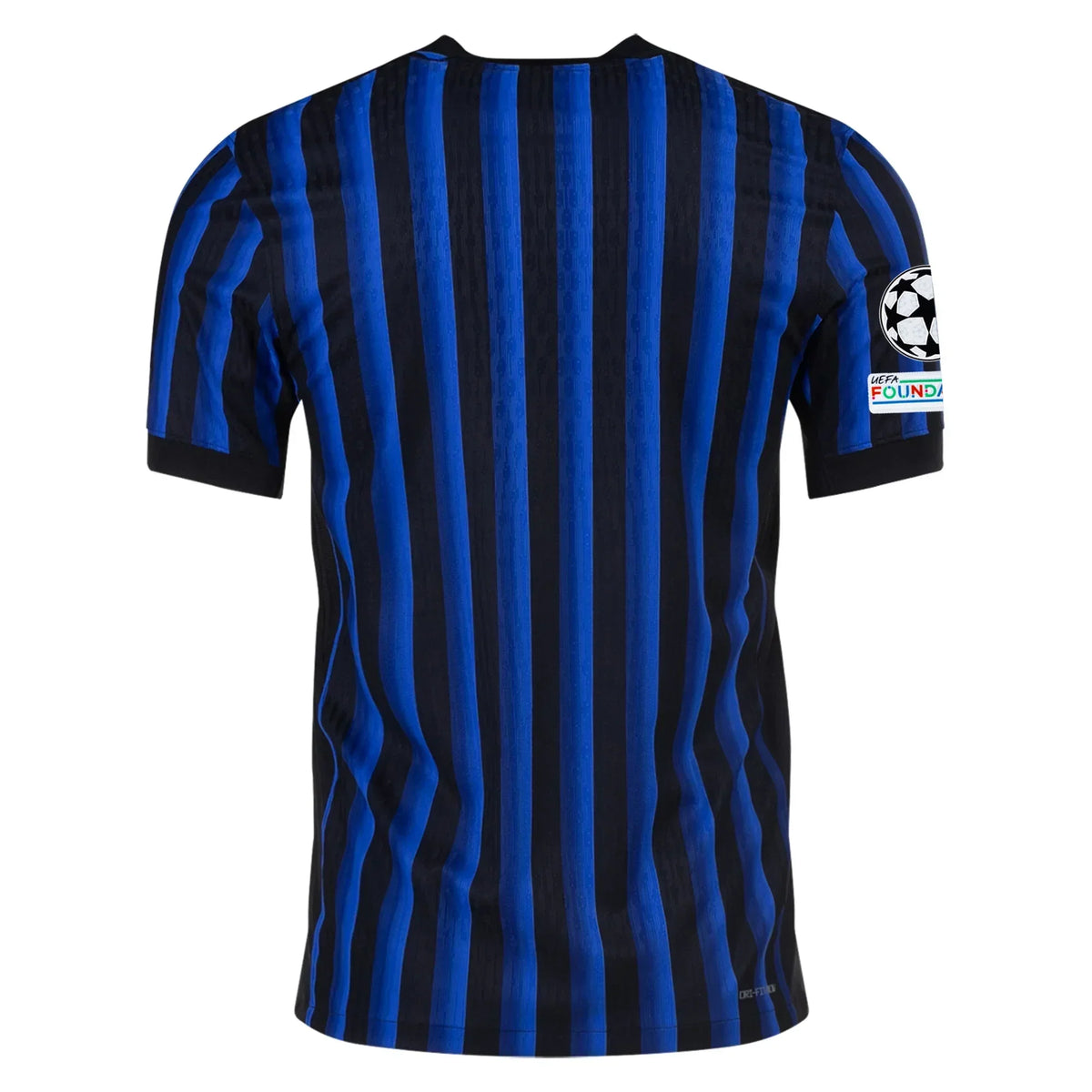 Inter Milan Home Kit 2025/26 - (Champions League) – striped retro football jersey back view