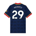 Archive Football Arsenal 2026/27 away jersey in navy blue with Havertz #29 player name and number on the back.