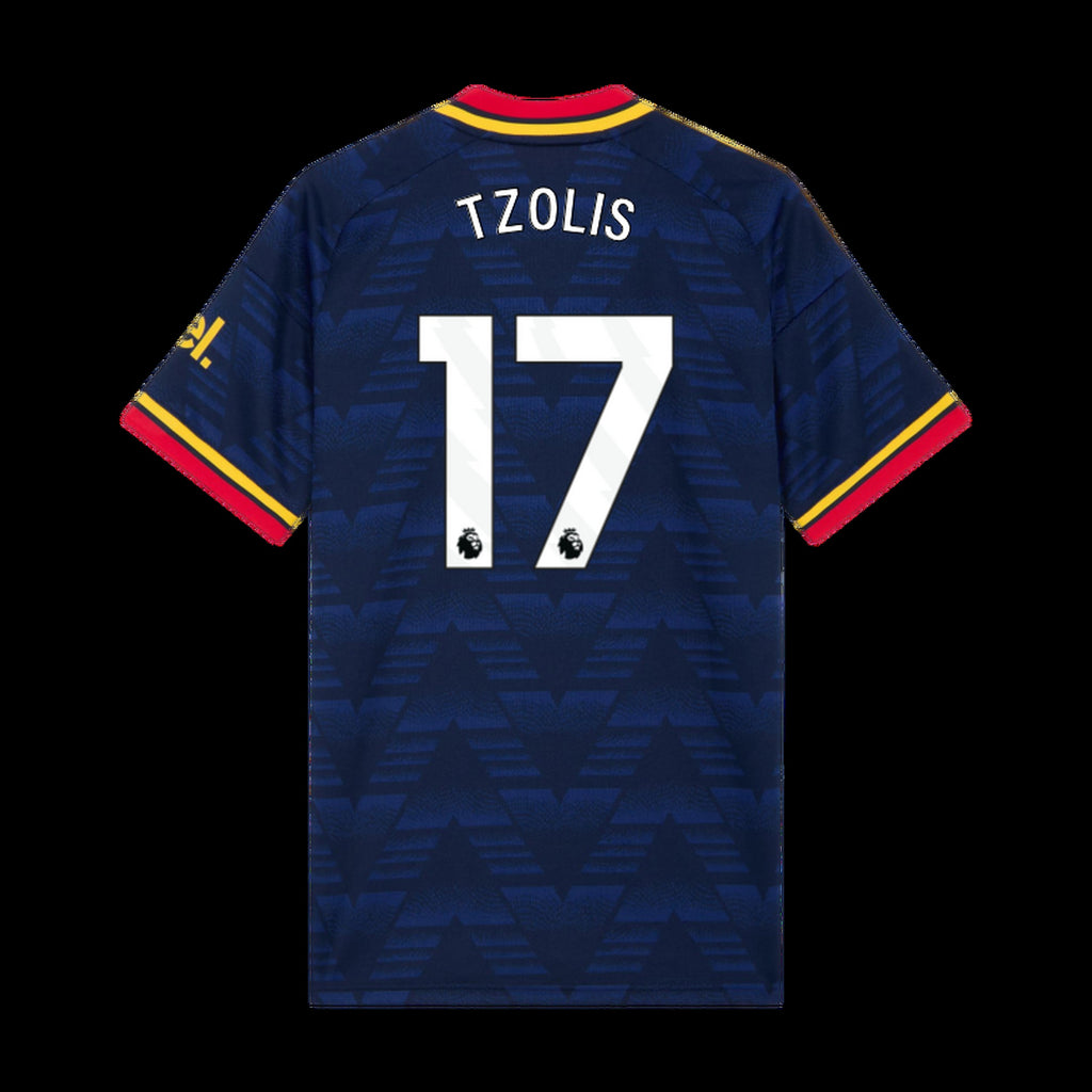 Arsenal Away Jersey 2026/27 - Tzolis #17