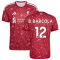 Barcola Liverpool FC Home Jersey 2026/27
