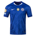 Chelsea Home Kit 2025/26 WC Champions – geometric and blue retro football jersey front view