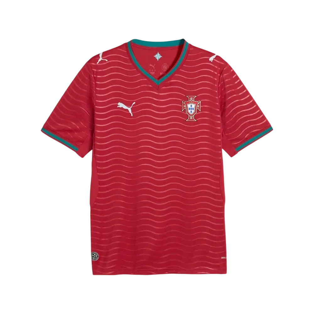 Portugal National Team Home Jersey 2025/26 – red retro football jersey front view