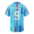 Barcelona Retro Away Kit 1995/96 - Ronaldo Nazario – blue retro football jersey front view