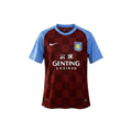 Archive Football Aston Villa 2011/12 home jersey in claret and blue with a checkered pattern and embroidered crest.