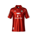 Archive Football Benfica 1998/99 retro home jersey in red with embroidered crest, sponsor logo, and classic collar.