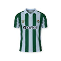 Camiseta retro Real Betis Special Edition 2026/2027 de Archive Football con rayas verdes y blancas y cuello polo