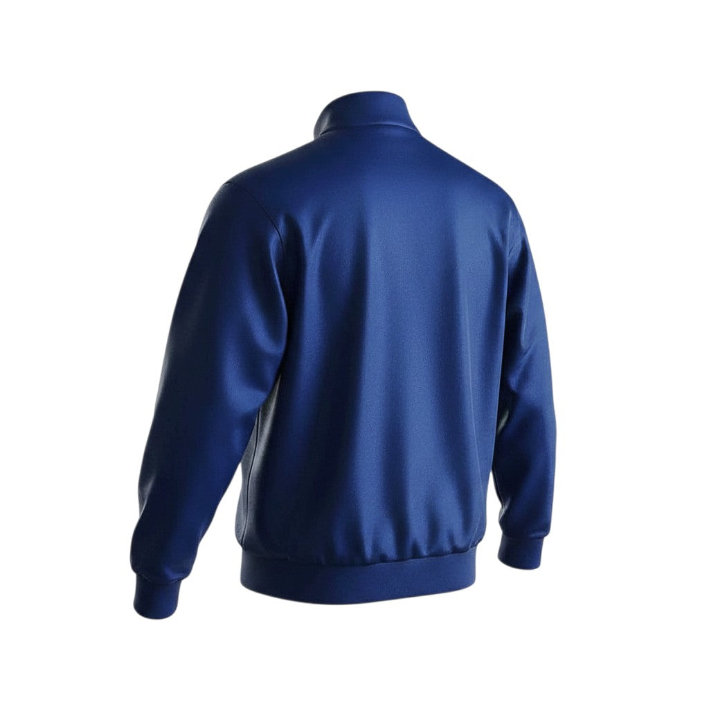 Chaqueta retro azul de Archive Football estilo Tottenham Hotspur 1978 con cuello alto y diseño clásico