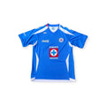Archive Football Cruz Azul 2008 home retro jersey in blue with embroidered crest and classic sponsor logos