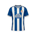 Archive Football Deportivo de La Coruña 2026/2027 home jersey with blue and white stripes and team emblem