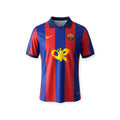 Archive Football FC Barcelona 2026/2027 special edition jersey with blue and red stripes and a polo collar.
