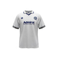 Archive Football Leeds United 1992/93 retro home jersey in white with navy collar and vintage Admiral branding.