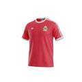 Archive Football Mexico 1985 home retro jersey in red with white trim, embroidered crest, and classic 80s design.